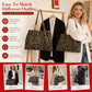 🎁💥Last Day Sale 50% Off💥Large Capacity Tote Bag with Leopard Print