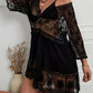 💗LAST DAY SALE 60% OFF⚡50K+ SOLD💕Boho Lace Beach Cover-Up Dress – V-Neck Sheer Swim Cover