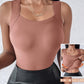 🏆Last Day Special Price ￡8.99!!💐Women's U Neck Thermal Tank Tops with Built-In Bra