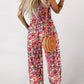 🏖️Summer Hot Sale 50% OFF🌼Women’s Casual Print Sleeveless Overalls Jumpsuits