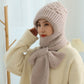 🔥Last Day £9.99!!⚡50K+ SOLD!❄️Winter Versatile Knitted Hooded Scarf For Women