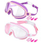 🔥Summer Cool Deal: £7.99!!🏆#1 Bestselling🏊‍♀️HD children's large frame waterproof and anti-fog swimming goggles