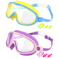 🔥Summer Cool Deal: £7.99!!🏆#1 Bestselling🏊‍♀️HD children's large frame waterproof and anti-fog swimming goggles
