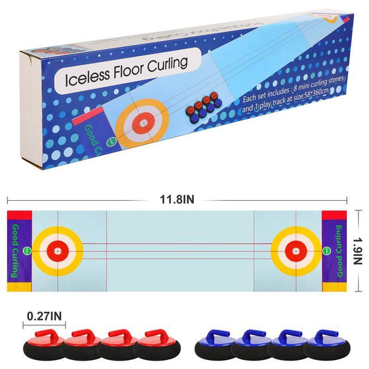 🔥Last Day Special Price £9.99!!🎁Tabletop Curling Game