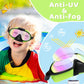 🔥Summer Cool Deal: £7.99!!🏆#1 Bestselling🏊‍♀️HD children's large frame waterproof and anti-fog swimming goggles