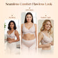 👍LAST WEEK- ONLY￡9.99!!⚡50K+ SOLD💕Jelly Wireless Womens Comfortable Wireless Bras Push Up Bralettes Seamless Tshirts Bras Deep V Everyday Bras