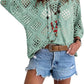 🥰🥰Summer Sale-50% OFF💛Womens Bohemian-Inspired Beige Crochet Top With V-Neck