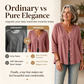 🏆Limited Time Special Price ￡13.99!!✨👚Women's V-Neck Lace Trim Button-Down Blouse– Elegant Everyday Top✨