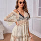 💗LAST DAY SALE 60% OFF⚡50K+ SOLD💕Boho Lace Beach Cover-Up Dress – V-Neck Sheer Swim Cover