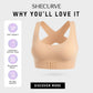 🏆Last Day Special Price ￡8.99!!💐Front Closure Cross-Back Wireless Posture Bra