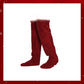 ⏰Christmas Sale 50% OFF!!💥💕Comfort Plush Fleece Knee Socks For Christmas❄️🎅