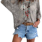 🥰🥰Summer Sale-50% OFF💛Womens Bohemian-Inspired Beige Crochet Top With V-Neck