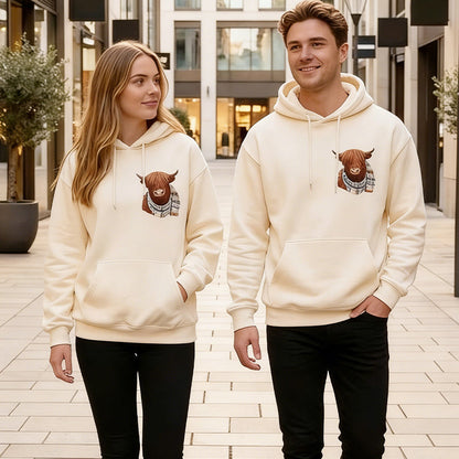 🐮Early Autumn’s Sale 50% OFF🧥🎁Cute Highland Cow Cozy Fleece-Lined Hooded Sweatshirt