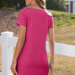 💃Last Day Special Price ￡11.99!!💐 💕Women's Casual Square Neck Pocket Short Sleeve Dress with Pockets