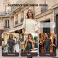 👕Summer Hot Sale - Up to 70% OFF⚡50K+ SOLD!🎁Women's Asymmetrical Off-Shoulder Batwing Sleeve Top👚