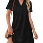 ⏰2026 Hot Sale 50% OFF💃Women's Casual V Neck Vacation Midi Dress With Pockets