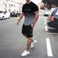 🏖️⏳SUMMER SALE: ONLY ￡15.99!!😎Men's Gradient Color T-Shirt & Shorts Set