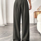 🏆2026 New Style 70% OFF💝Women's High Waisted Straight Leg Work Trousers with Side Pockets -✨Smart & Casual Look for Office and Beyond