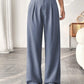 🏆2026 New Style 70% OFF💝Women's High Waisted Straight Leg Work Trousers with Side Pockets -✨Smart & Casual Look for Office and Beyond
