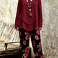🏵️LAST DAY SALE 70% OFF⚡50K+ SOLD💕Women's Casual Top & Pants Two Piece Set