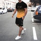 🏖️⏳SUMMER SALE: ONLY ￡15.99!!😎Men's Gradient Color T-Shirt & Shorts Set