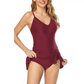 🔥Last Day Special Price £13.99!!💥-👙Women's Tummy Control Slim Fit Plus Size One Piece Swimsuit