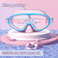 🔥Summer Cool Deal: £7.99!!🏆#1 Bestselling🏊‍♀️HD children's large frame waterproof and anti-fog swimming goggles