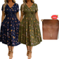 🌹2026 Summer New Arrival 50% OFF💥Women's V-Neck Floral Print Dress with Twist Waist