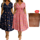🌹2026 Summer New Arrival 50% OFF💥Women's V-Neck Floral Print Dress with Twist Waist