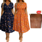 🌹2026 Summer New Arrival 50% OFF💥Women's V-Neck Floral Print Dress with Twist Waist