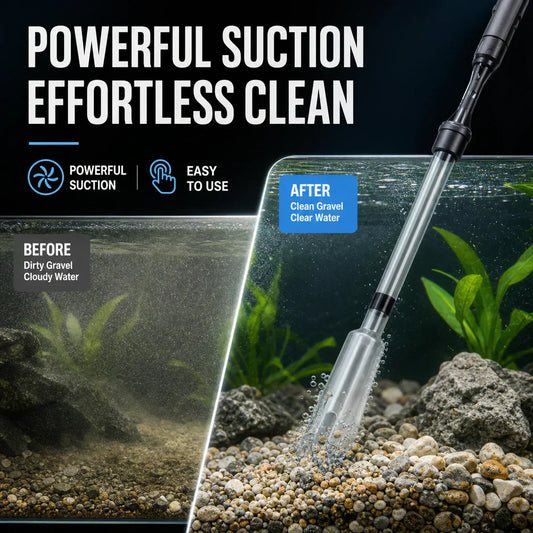🎉LAST DAY SALE ONLY￡10.99!🔥Electric Aquarium Gravel Cleaner✨