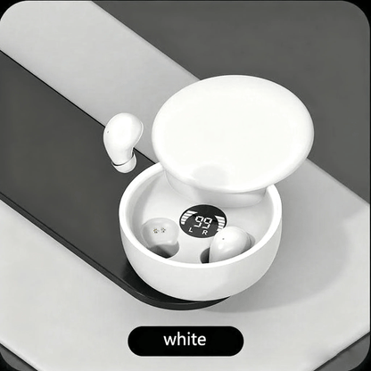 🔥Surprise Price: £10.99!!🎄50K+ SOLD! 🎁✨Mini Invisible Headphones Bluetooth 5.4 True Wireless In-Ear Earphones🎧