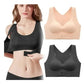 🎉LAST DAY SALE - 60% OFF⚡Easy Front‑Close Cross Back Posture Corrector Bra Wireless Full Support Comfort Bra