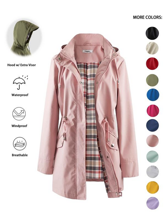 ⏰LAST DAY SALE 50% OFF✨Womens Chic. Lightweight. Waterproof Jacket 🍃🧥-Unleash Style and Durability in Any Storm!