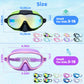 🔥Summer Cool Deal: £7.99!!🏆#1 Bestselling🏊‍♀️HD children's large frame waterproof and anti-fog swimming goggles