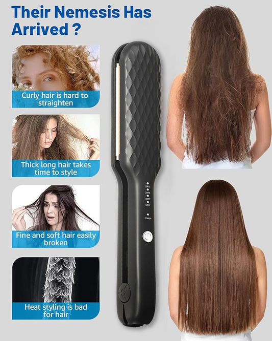 ✨Last Day Special Price £13.98!!💇‍♀️Multifunctional Portable Fast Heating Hair Straightener