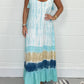🔥Summer Hot Sale - ONLY ￡15.99!!💝Women Summer Tie Dye Maxi Dress Sleeveless Beach Sundress