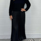 🎅LAST DAY SALE 50% OFF!!⚡50K+ SOLD!❄️Women’s Stylish and Elegant Round-neck Pleated Dress