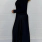 🎅LAST DAY SALE 50% OFF!!⚡50K+ SOLD!❄️Women’s Stylish and Elegant Round-neck Pleated Dress