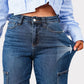 👖LAST DAY SALE 50% OFF💖Tummy Control High Rise Cargo Wide Leg Jeans