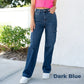 👖LAST DAY SALE 50% OFF💖Tummy Control High Rise Cargo Wide Leg Jeans