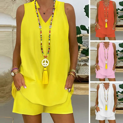 🌺Summer Hot Sale 50% OFF💐Casual Top and Pants Suit