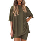 🌸2026 Limited Hot Sale 49% Off✨60K+ SOLD🌸 Women's Summer Casual loose Two-piece Set💃