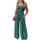 🏖️Hot Sale 50% OFF🌼Women’s Casual Print Sleeveless Overalls Jumpsuits