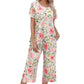 🔥Last Day Special Price £12.99!!🎁-🌸Women's Printed Top & Pants Sleepwear Set