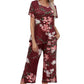 🔥Last Day Special Price £12.99!!🎁-🌸Women's Printed Top & Pants Sleepwear Set