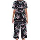 🔥Last Day Special Price £12.99!!🎁-🌸Women's Printed Top & Pants Sleepwear Set
