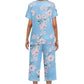 🔥Last Day Special Price £12.99!!🎁-🌸Women's Printed Top & Pants Sleepwear Set