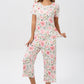 🔥Last Day Special Price £12.99!!🎁-🌸Women's Printed Top & Pants Sleepwear Set