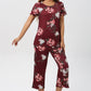 🔥Last Day Special Price £12.99!!🎁-🌸Women's Printed Top & Pants Sleepwear Set